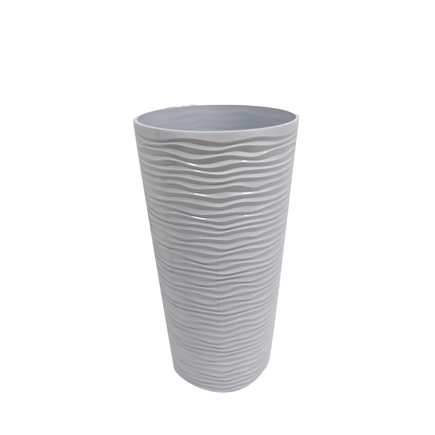 Saksija - krug - bela - više visina