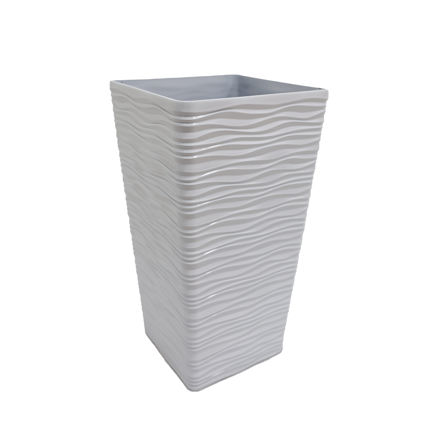 Saksija - kvadrat - bela - više visina