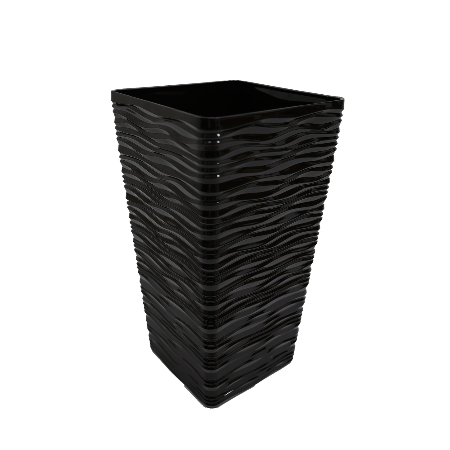 Saksija - kvadrat - crna - više visina