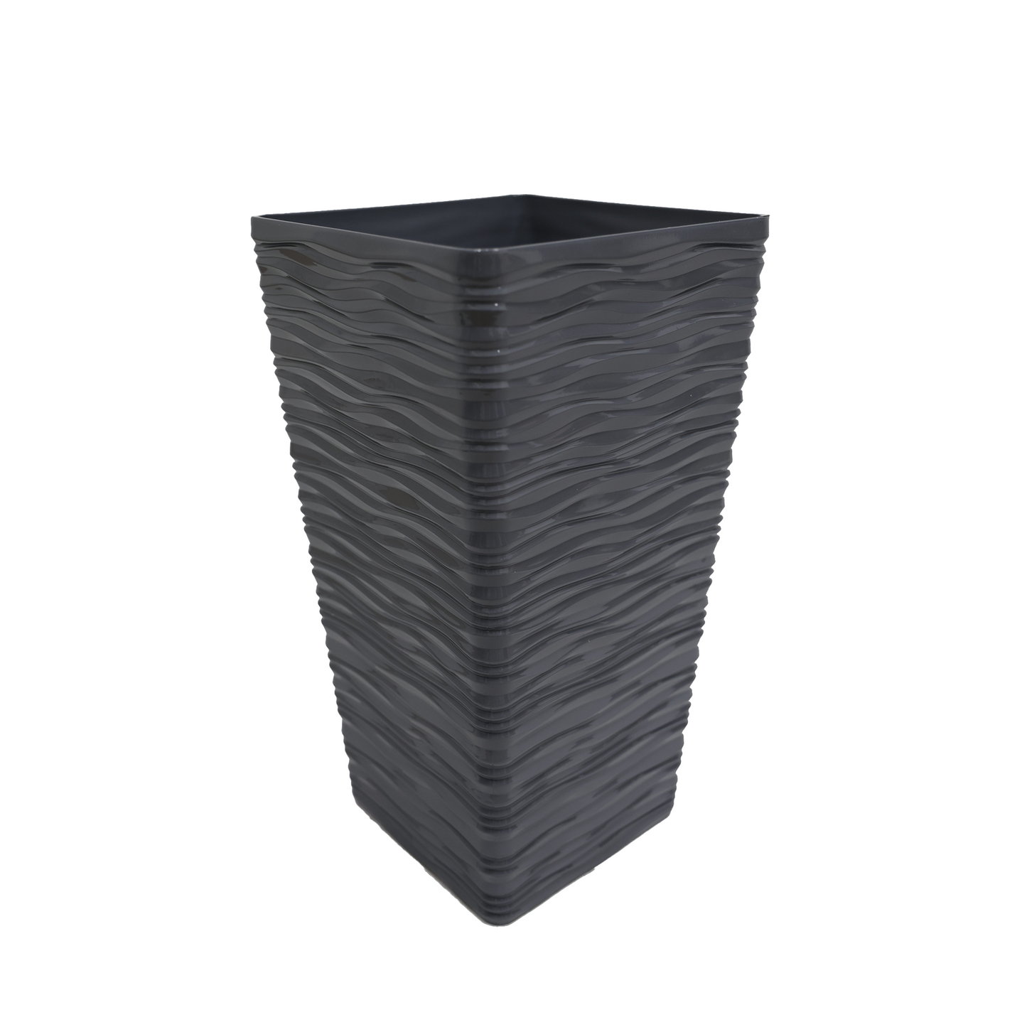 Saksija - kvadrat - siva - više visina