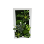 3D ram 35x20cm beli, Model 1, izgled na zidu - Zelena Planeta