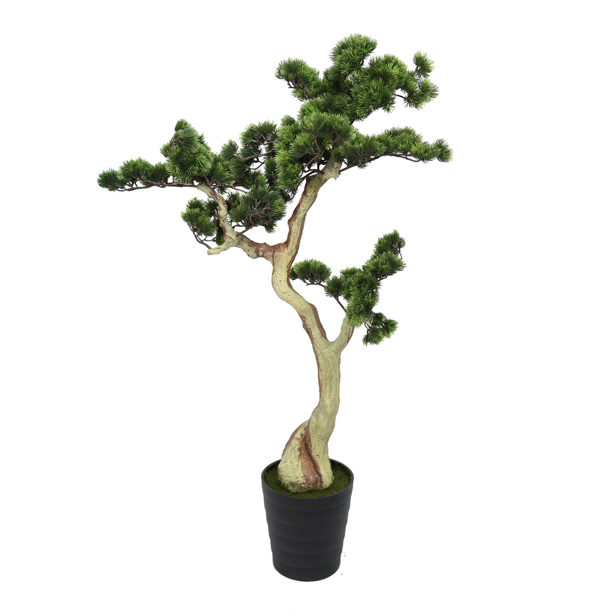 Veštački bonsai sa uvijenim stablom 120 cm, pogled sa strane