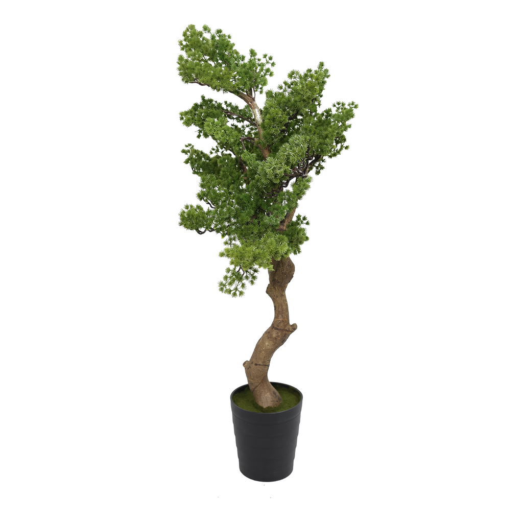 Veštački bonsai sa gustom krošnjom 120 cm, pogled sa strane