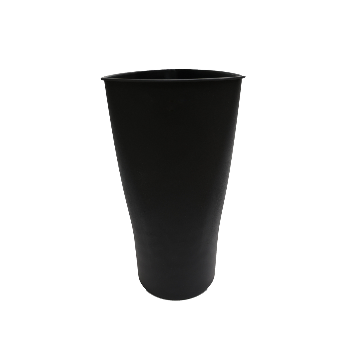 Crna trougaona saksija 43 cm - Zelena Planeta