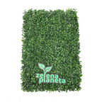 Zidni panel od veštačkog šimšira 60x40 cm spreda na beloj pozadini