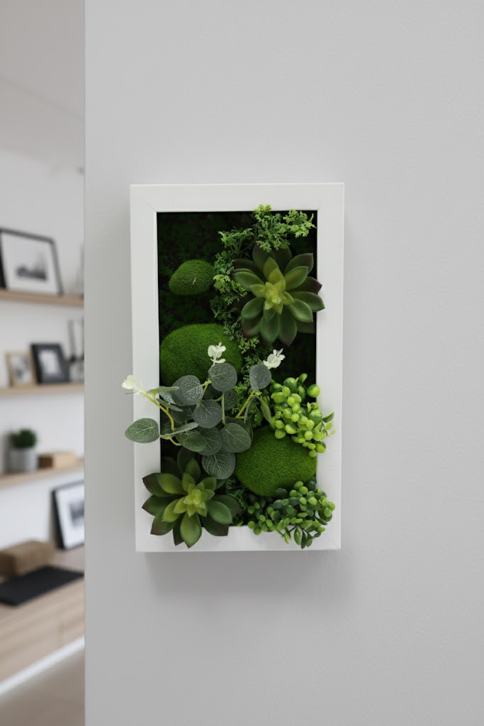 3D ram - 35x20cm - beli - 01