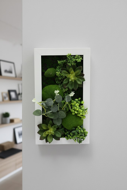 3D ram - 35x20cm - beli - 01